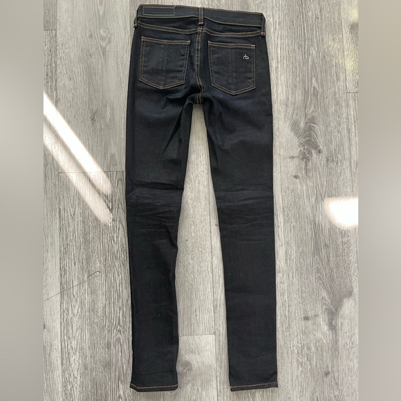 Rag & Bone skinny dark resin wash Harrow MSRP$218 - Picture 8 of 8